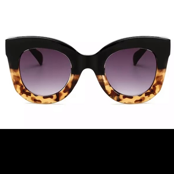 🆕 Thick Frame Cat Eye Sunglasses - Picture 4 of 4